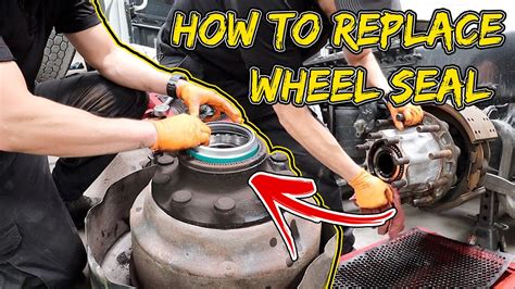 axle seal semi truck|How to fix an axle seal leak